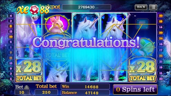 Xe88 Unicorns: Enter a Magical Realm and Win Big with Enchanting Slots