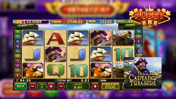 Pirate's Treasure: Sail to Riches with Pussy888 Slots